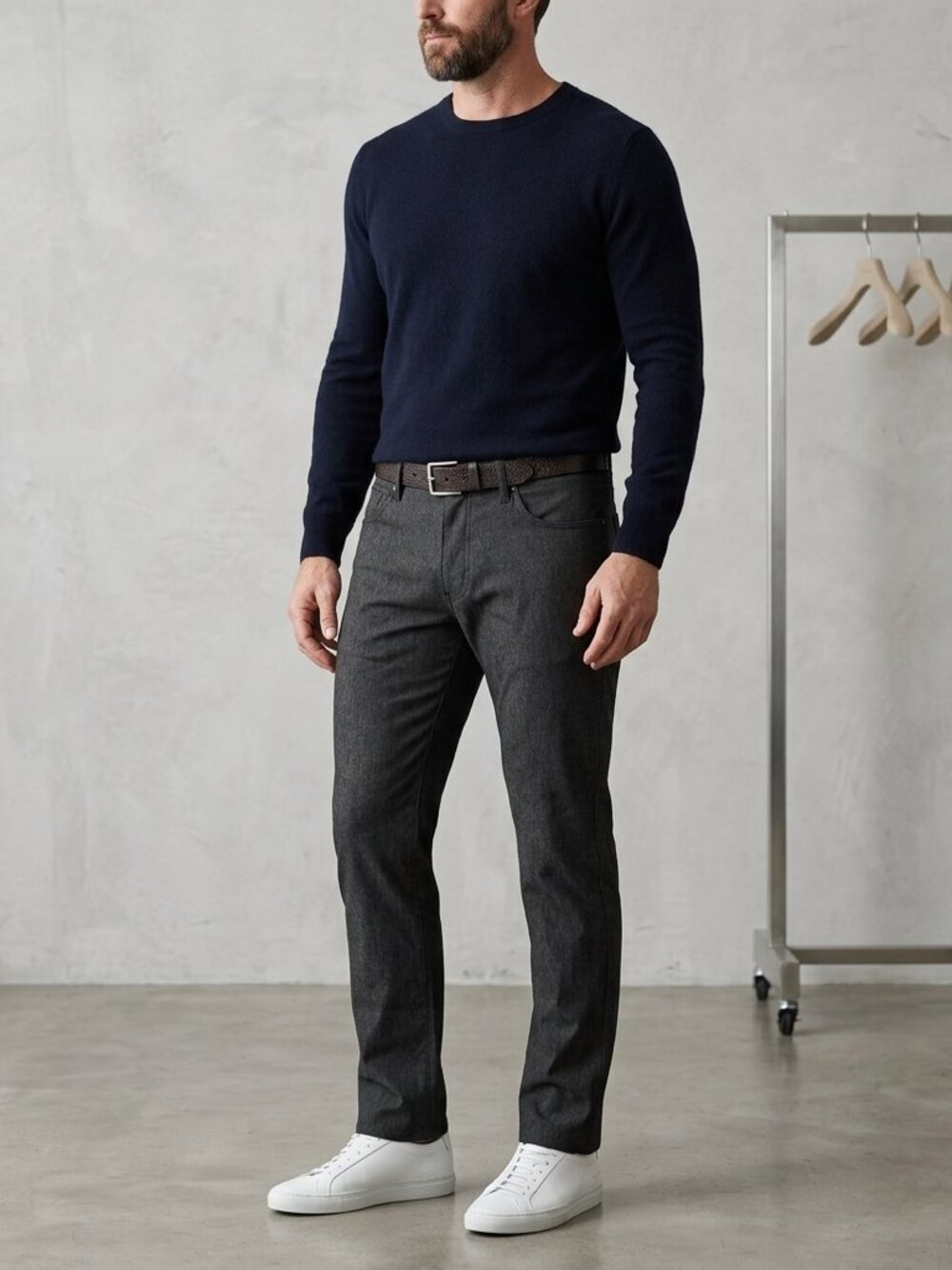 NWT URBAN STAR Mens Stretch, Relaxed Fit, Straight Leg Pants size 42x30